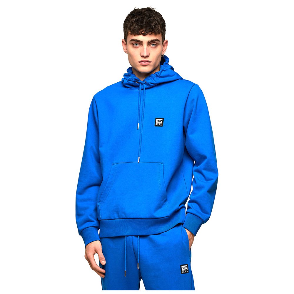 diesel girk k21 hoodie bleu 2xl homme