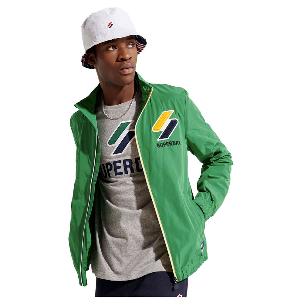 superdry track cagoule jacket vert xl homme