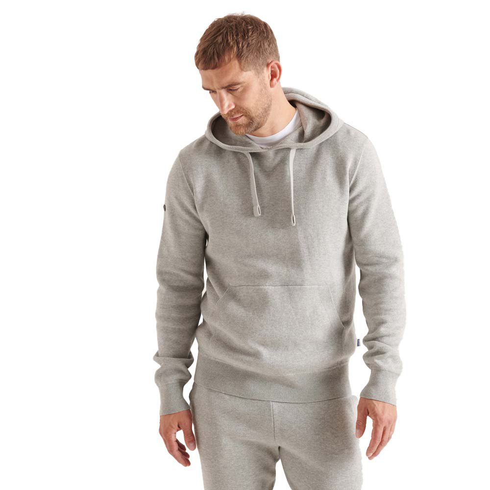 superdry essential cotton sweater gris 2xl homme