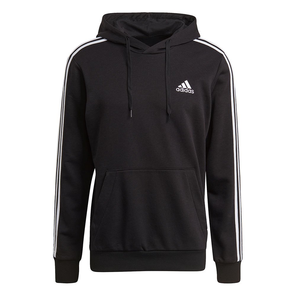 adidas sportswear essentials 3 stripes hoodie noir m / regular homme
