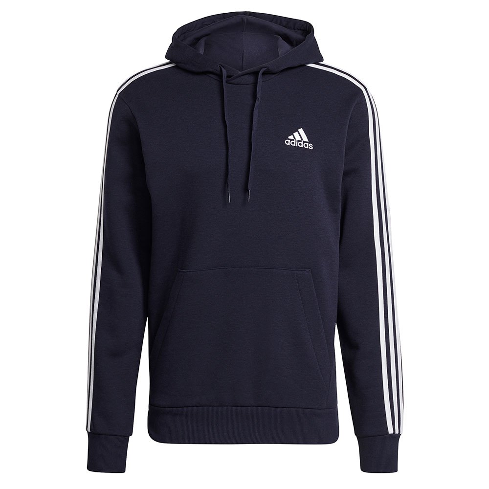 adidas sportswear essentials 3 stripes hoodie bleu 2xl / regular homme