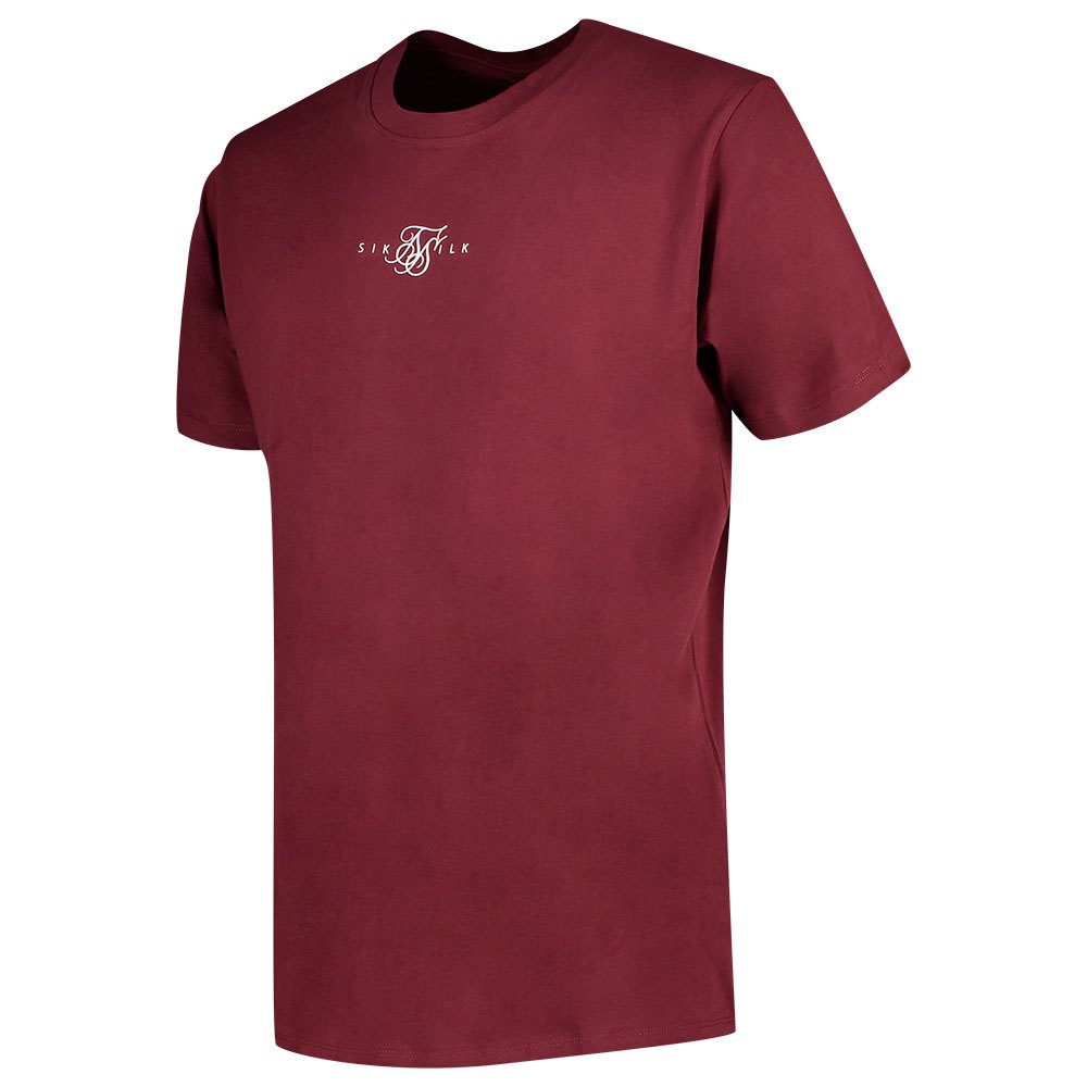 siksilk basic core short sleeve t-shirt rouge m homme