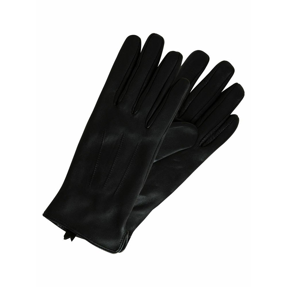 pieces nellie leather smart gloves noir l homme