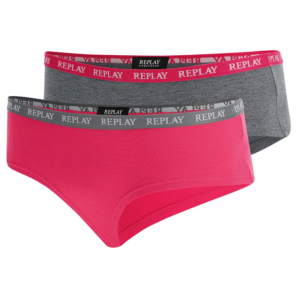replay style1 hipster panties 2 units multicolore l femme
