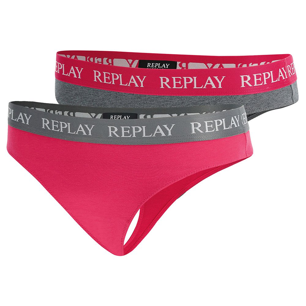 replay style1 thong 2 units rose s femme