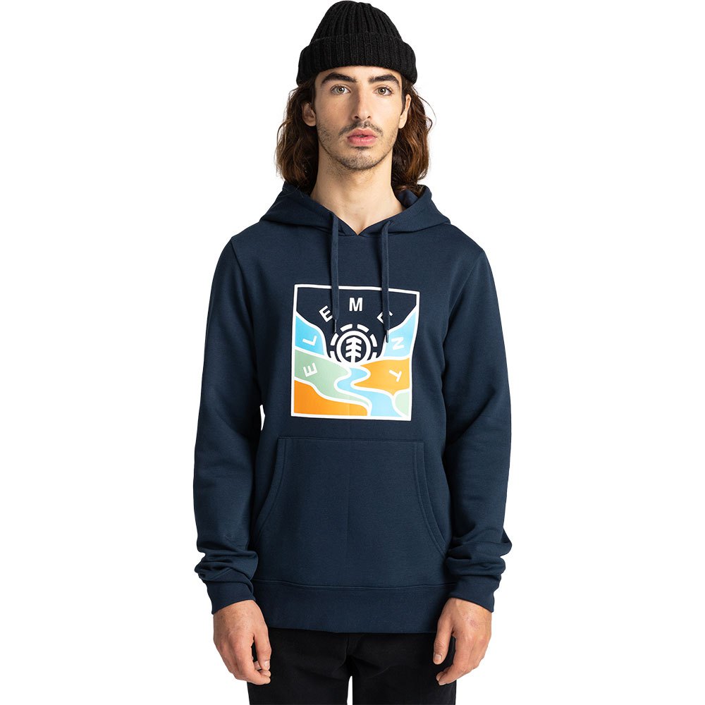element kimos hoodie bleu l homme