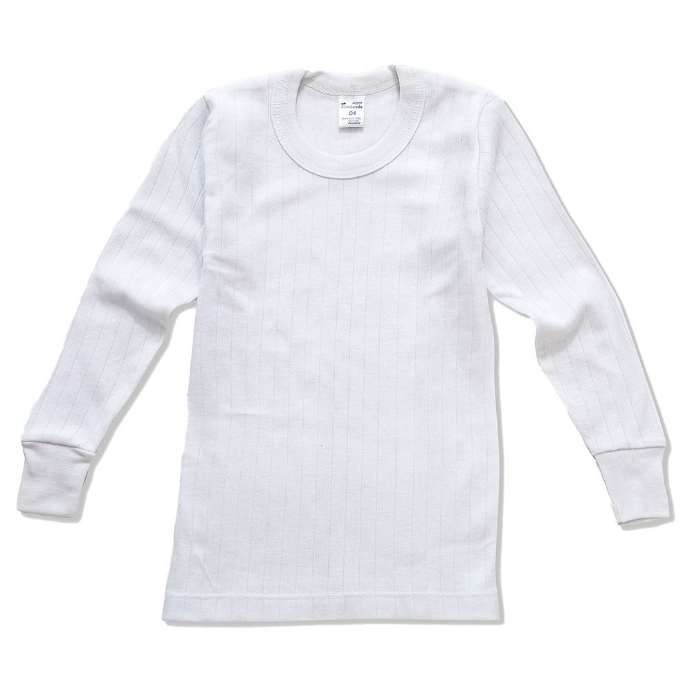abanderado as00207.001 long sleeve base layer t-shirt blanc 6 years garçon