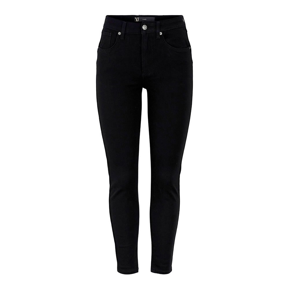 yas ima shape up mid waist jeans noir 32 / 30 femme