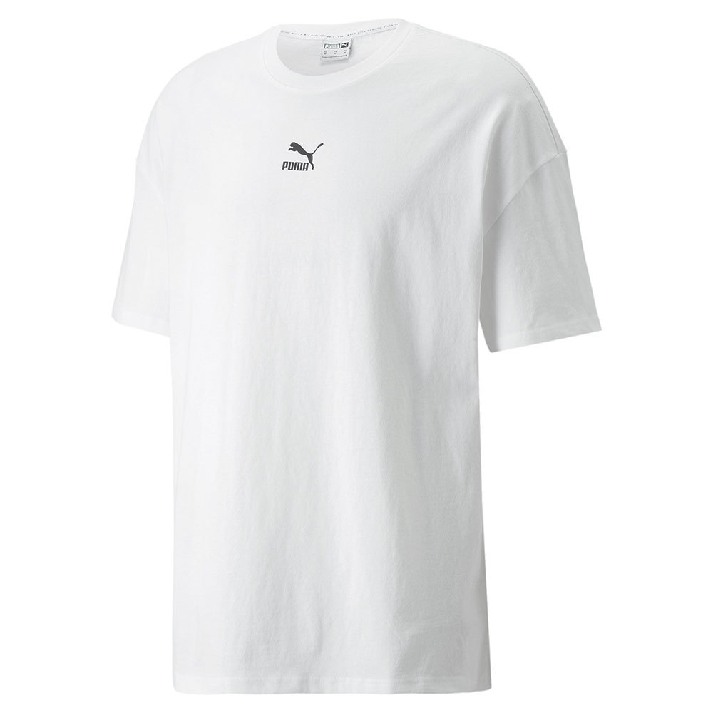 puma select classics boxy short sleeve t-shirt blanc m homme
