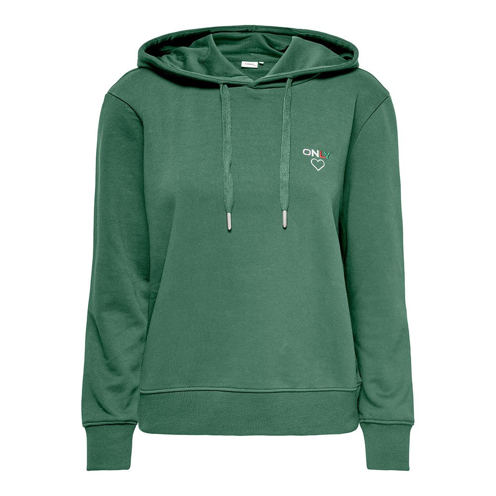 only noomi logo hoodie vert m femme