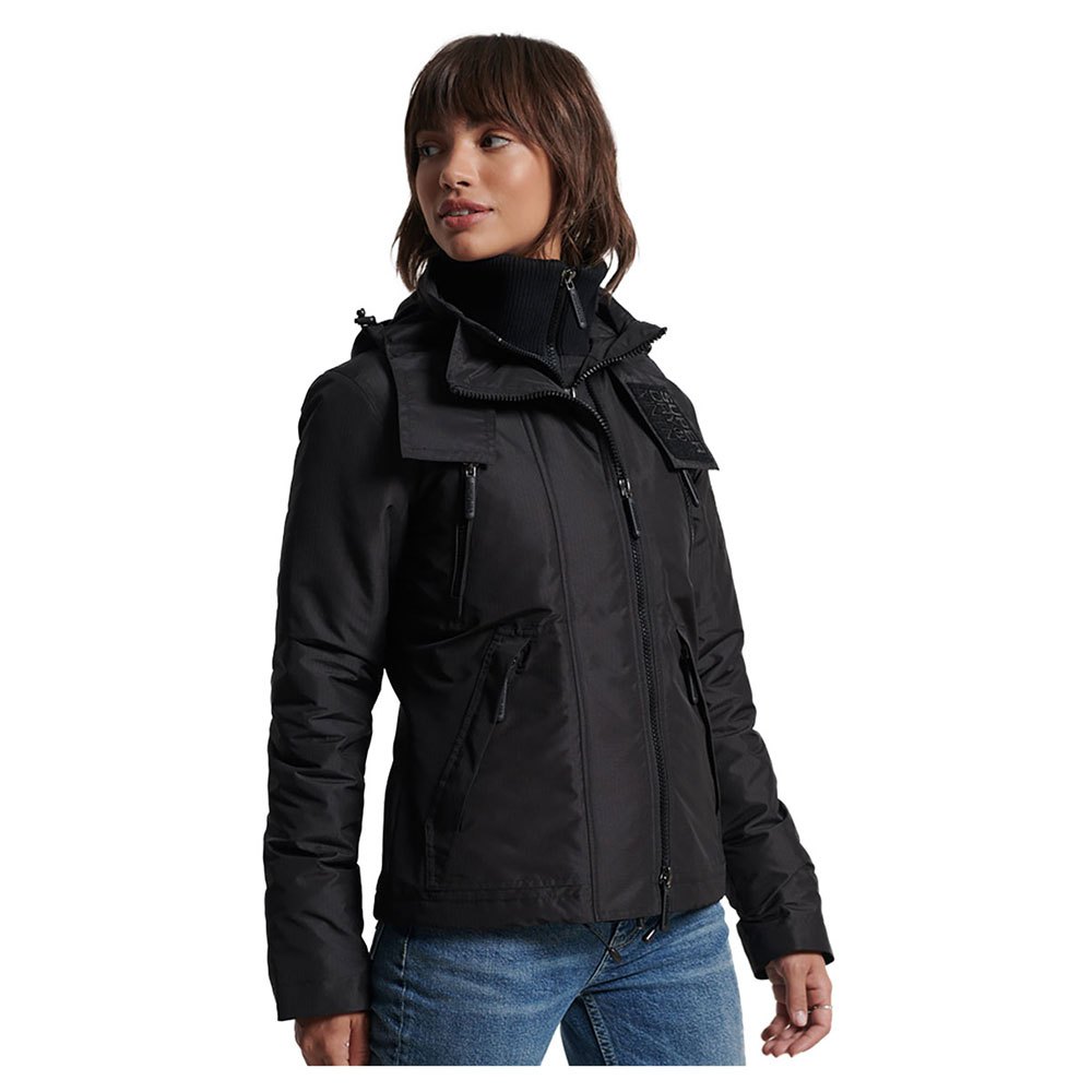superdry mountain windcheater jacket noir 2xs femme