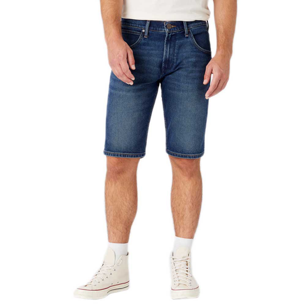 wrangler colton denim shorts bleu 33 homme