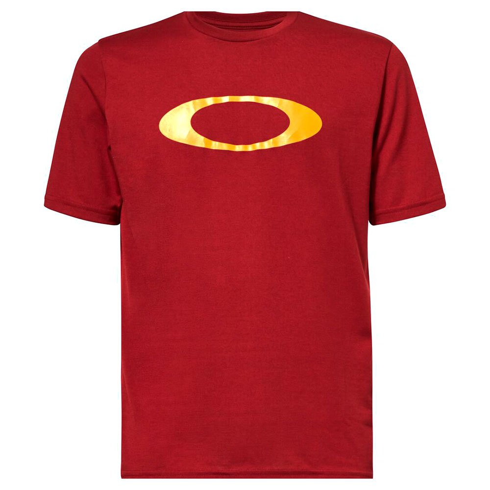 oakley apparel o-bold ellipse short sleeve crew neck t-shirt rouge xs homme