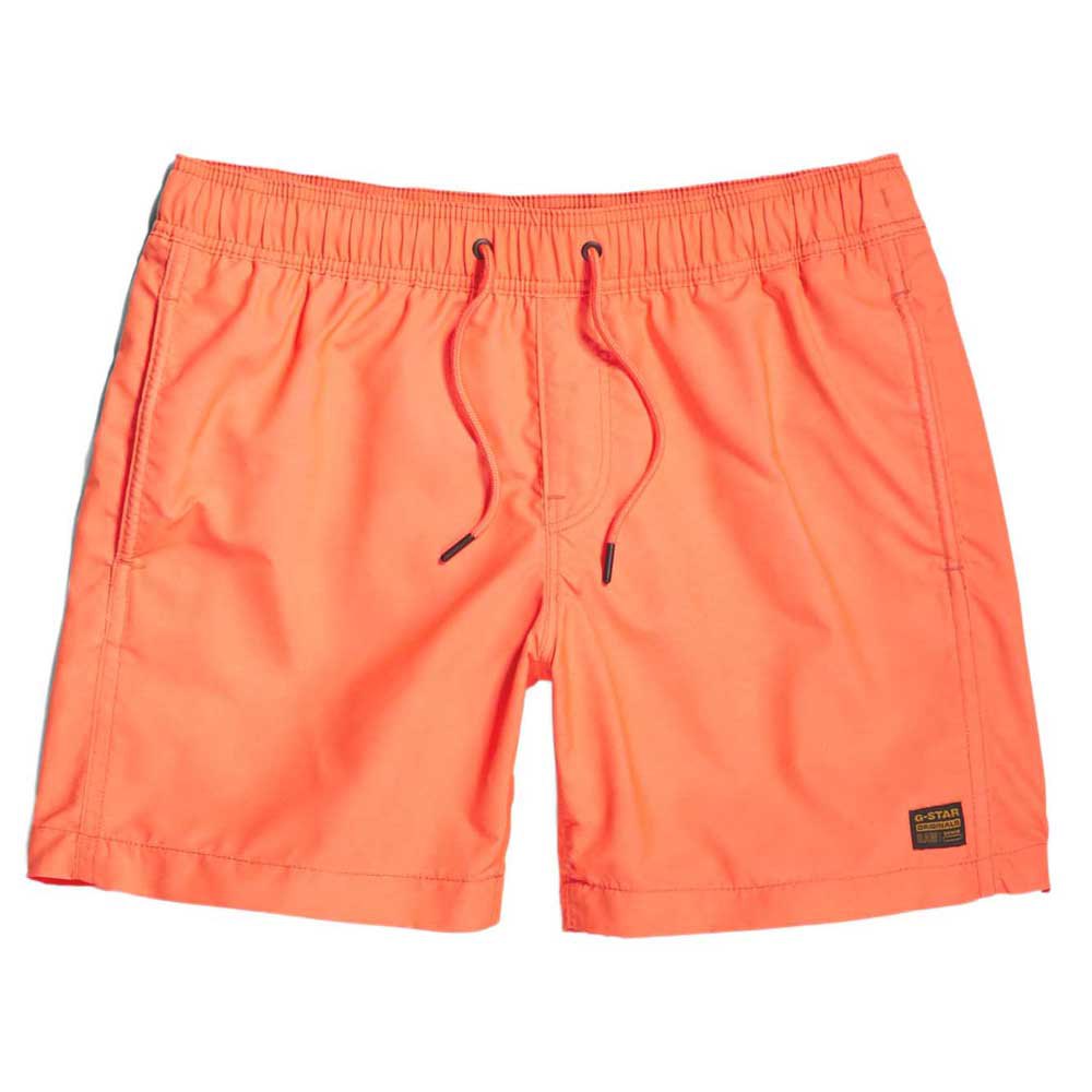 g-star dirik solid swimming shorts orange s homme