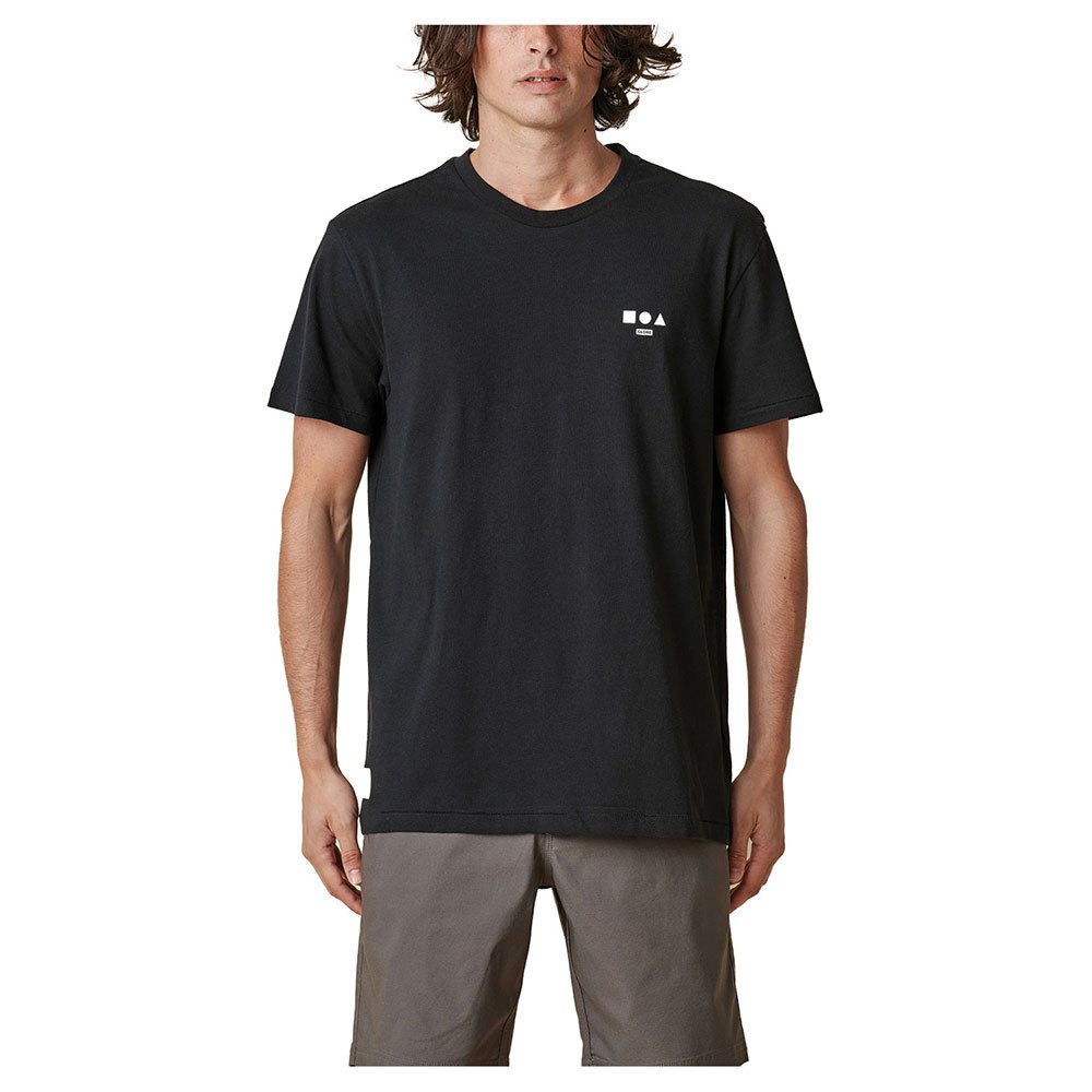 globe terrain short sleeve round neck t-shirt noir 2xl homme