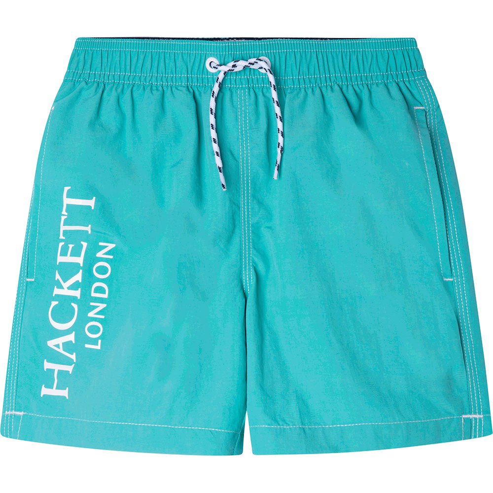 hackett branded solid swimming shorts bleu 3 years garçon