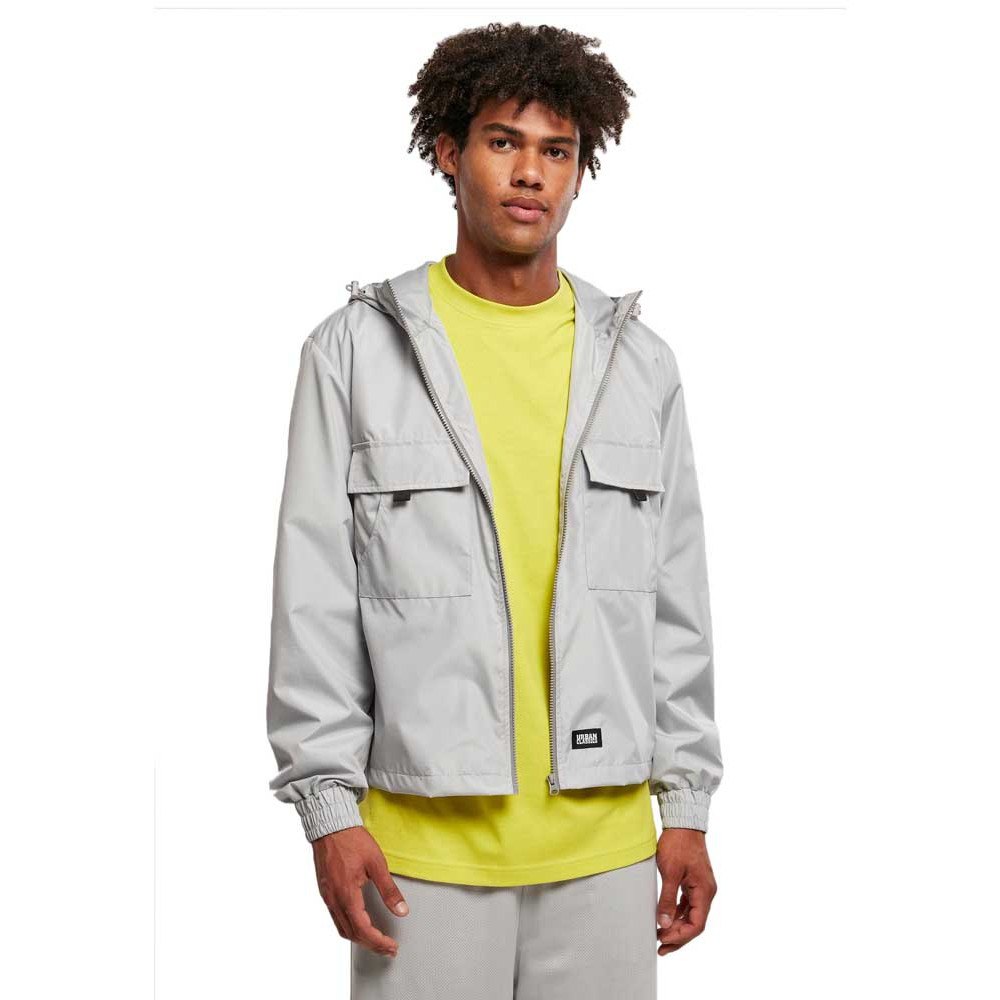 urban classics summer jacket gris xl homme