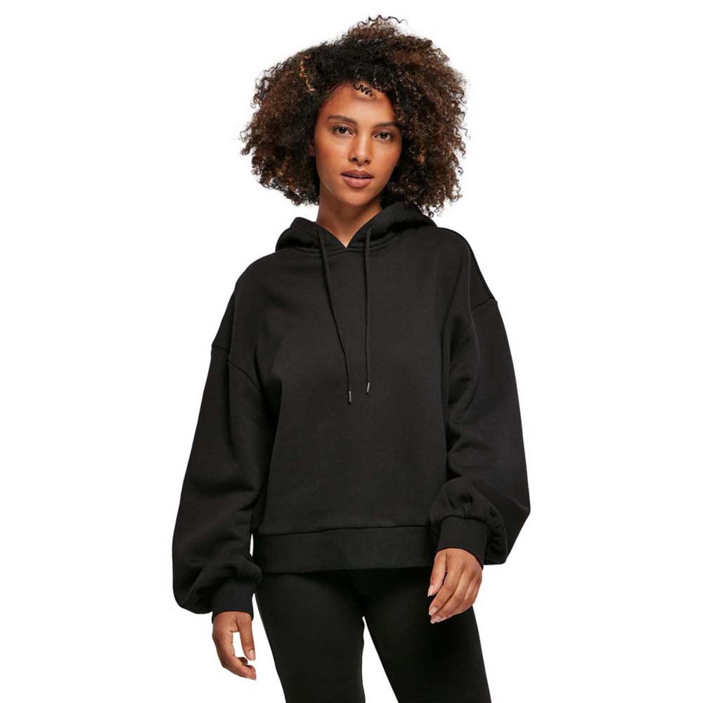 build your brand oranic oversized hoodie noir 5xl femme