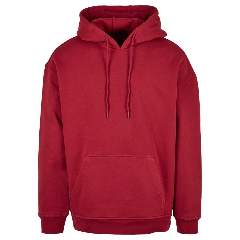 build your brand basic oversize hoodie rouge s homme