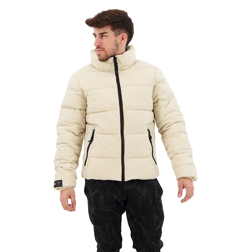 superdry non hooded sports puffer jacket beige 3xl homme