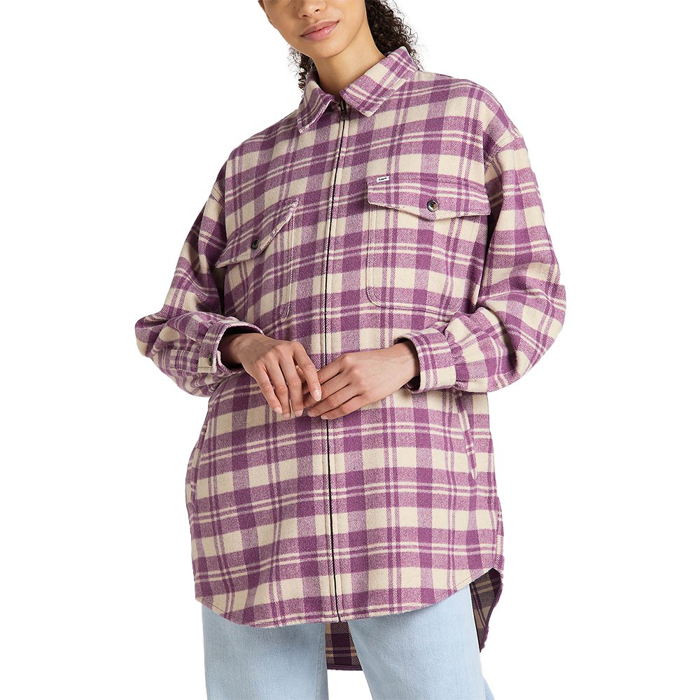 lee 90s workwear overshirt violet l femme