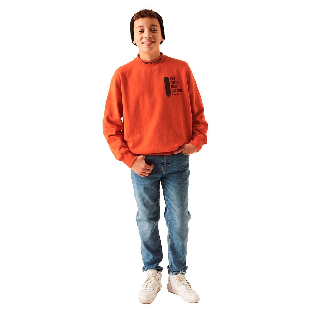garcia s23462 hoodie orange 12-13 years garçon