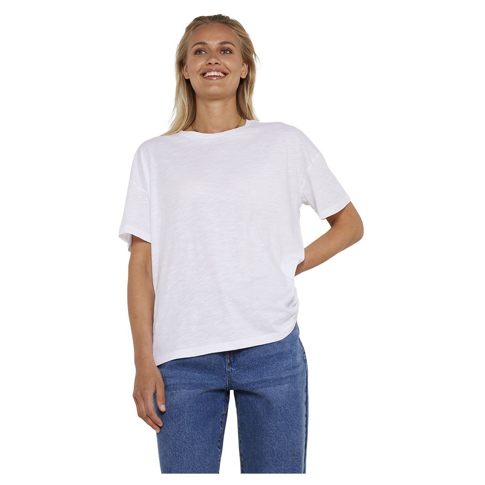 noisy may mathilde short sleeve t-shirt blanc s femme