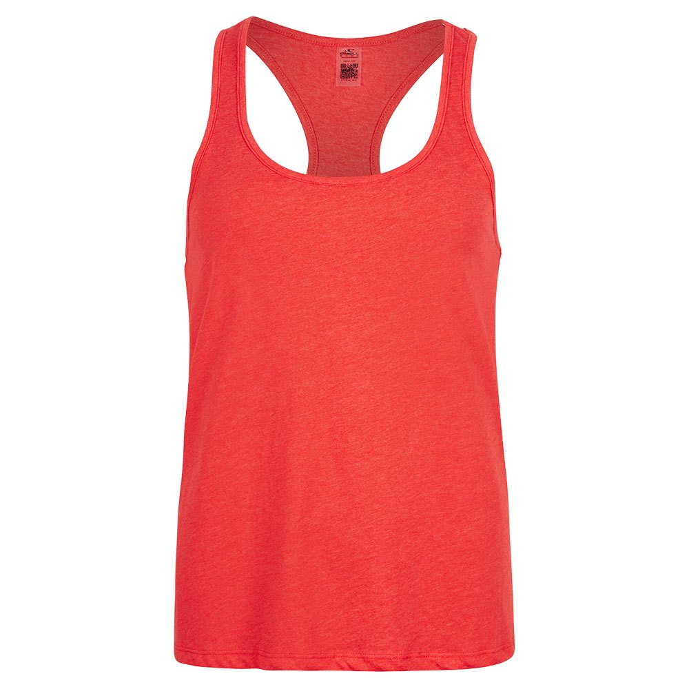 o´neill n1850004 essentials racer back sleeveless t-shirt orange xl femme