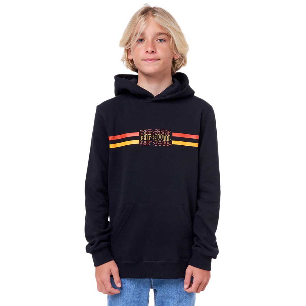 rip curl surf revival boy hoodie noir 12 years garçon