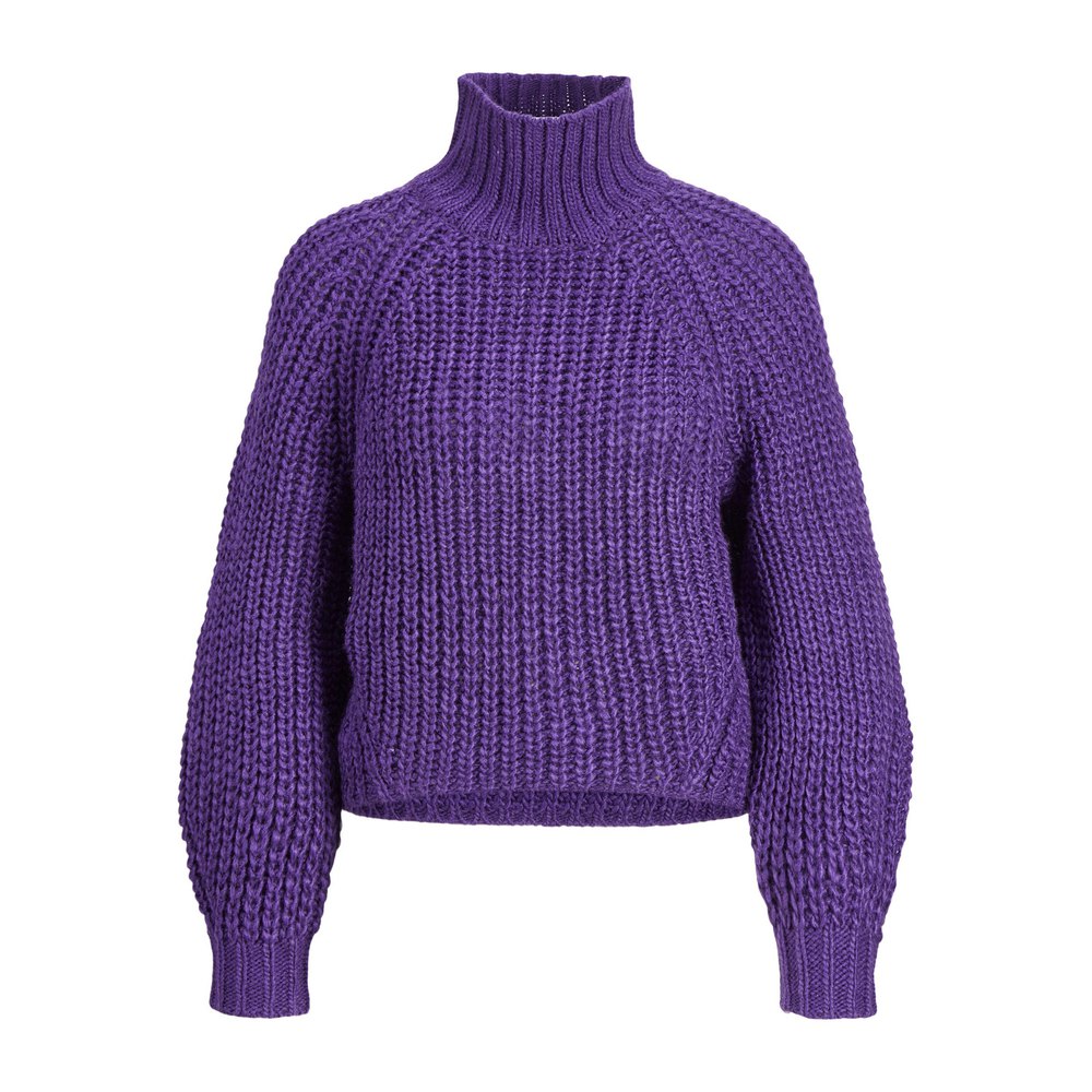 jack & jones kelvy chunk knit high neck sweater jjxx violet xs femme