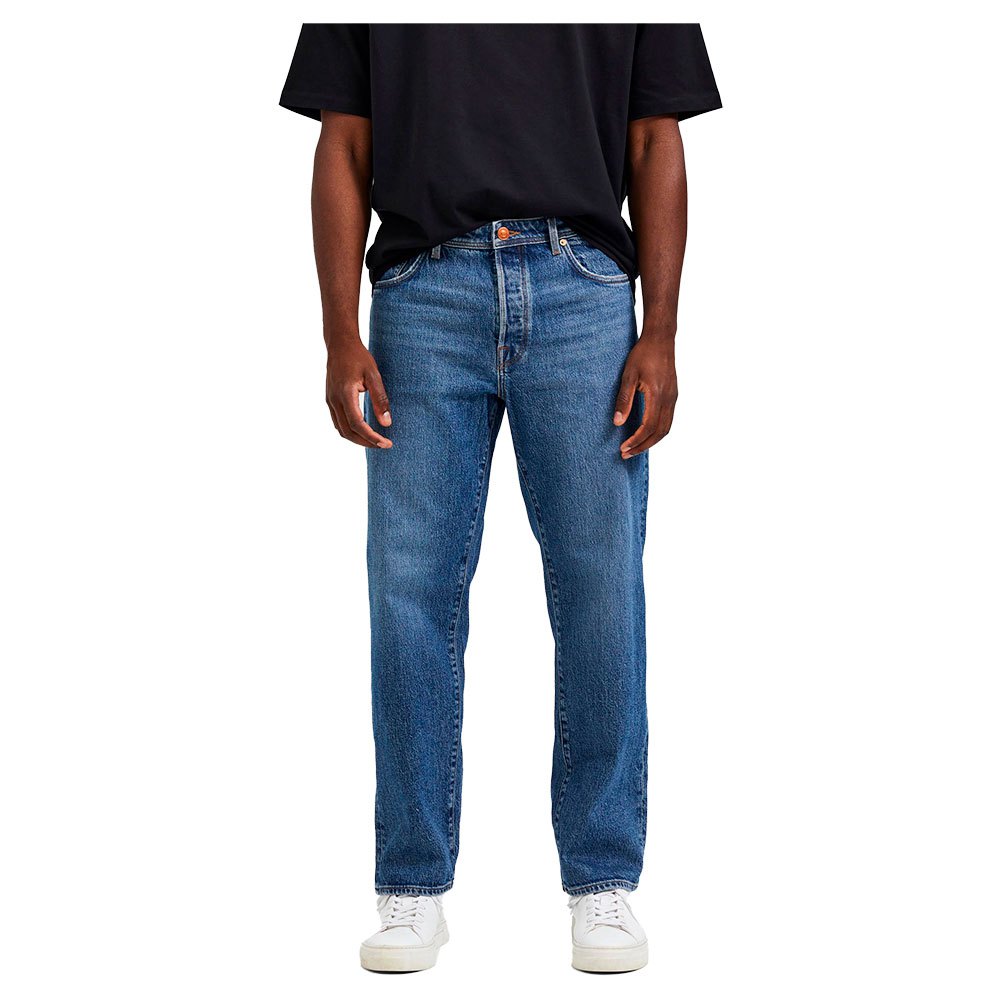 selected loose kobe 24303 mid waist jeans bleu 32 / 34 homme