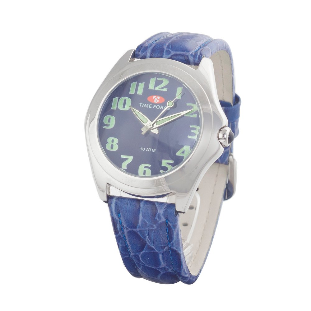 time force tf1377j-05 watch bleu
