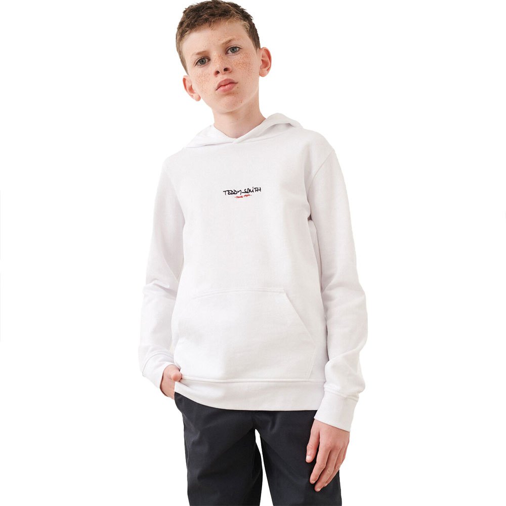 teddy smith jog hoodie blanc 12 years garçon