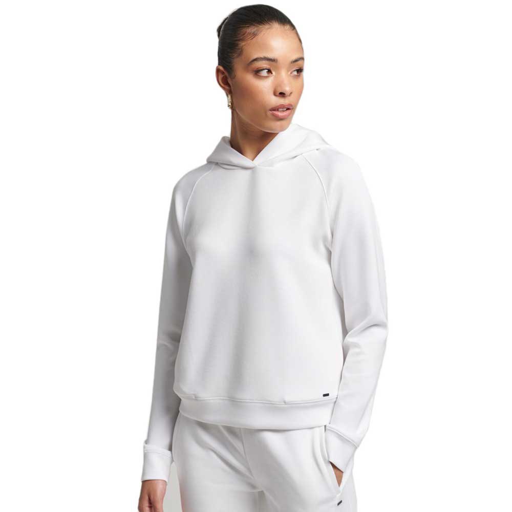superdry studios modal soft hoodie blanc 2xs femme