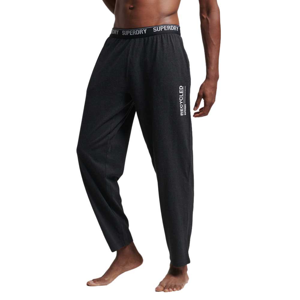 superdry recycled sleepwear pant pants pyjama noir m homme