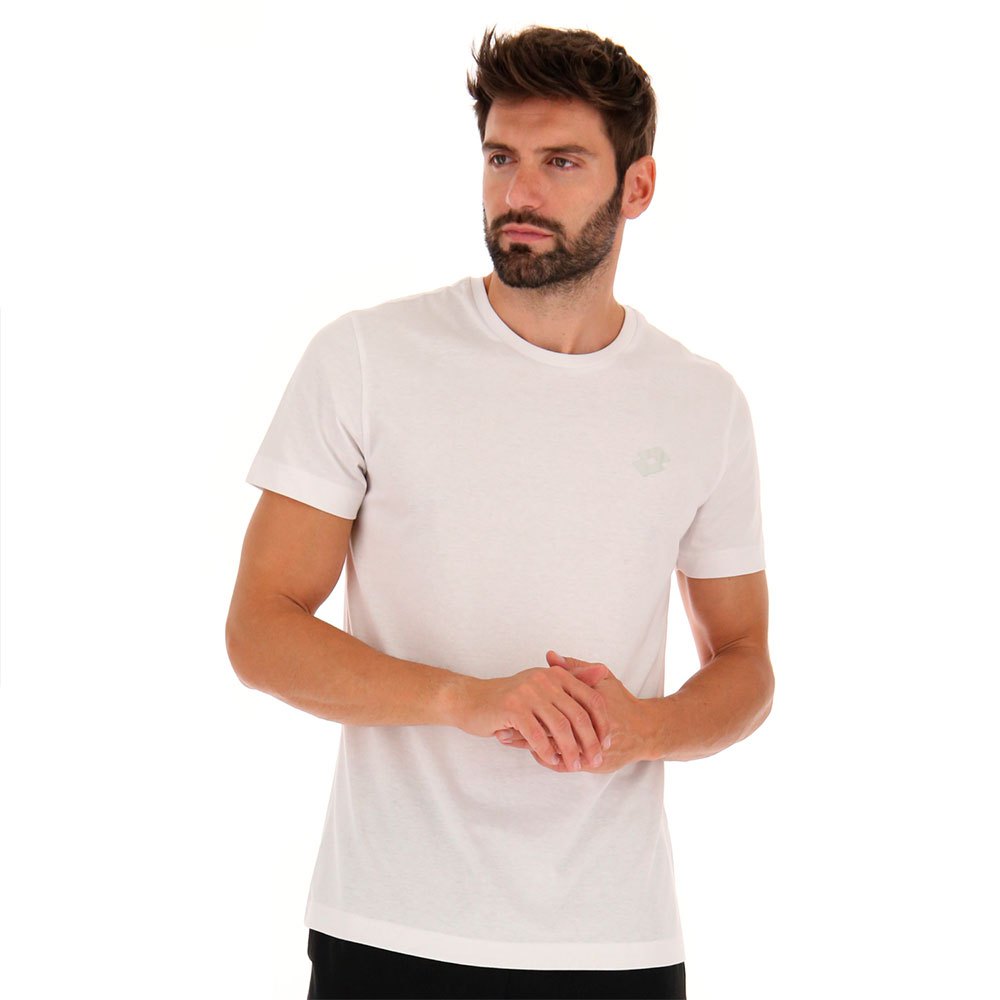 lotto msc short sleeve t-shirt blanc l homme