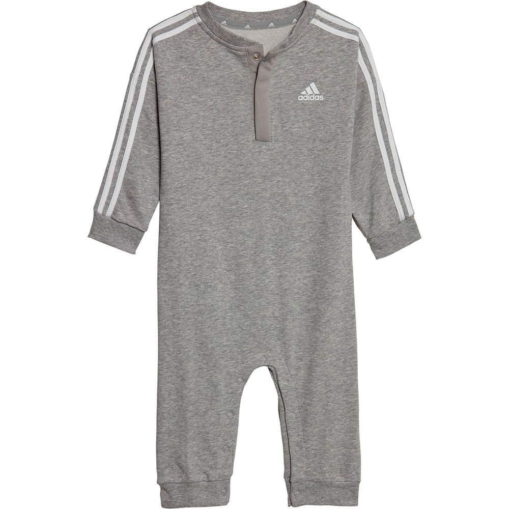adidas sportswear i 3s ft onesie suit gris 6-9 months
