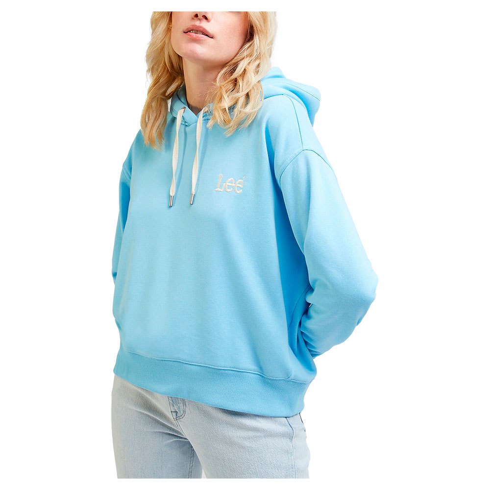lee essential hoodie bleu l femme