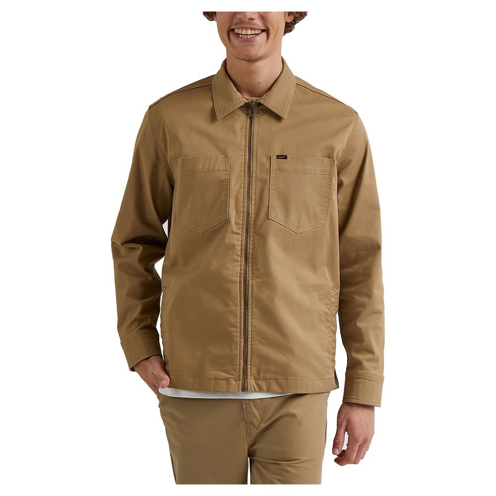 lee relaxed chetopa overshirt beige s homme