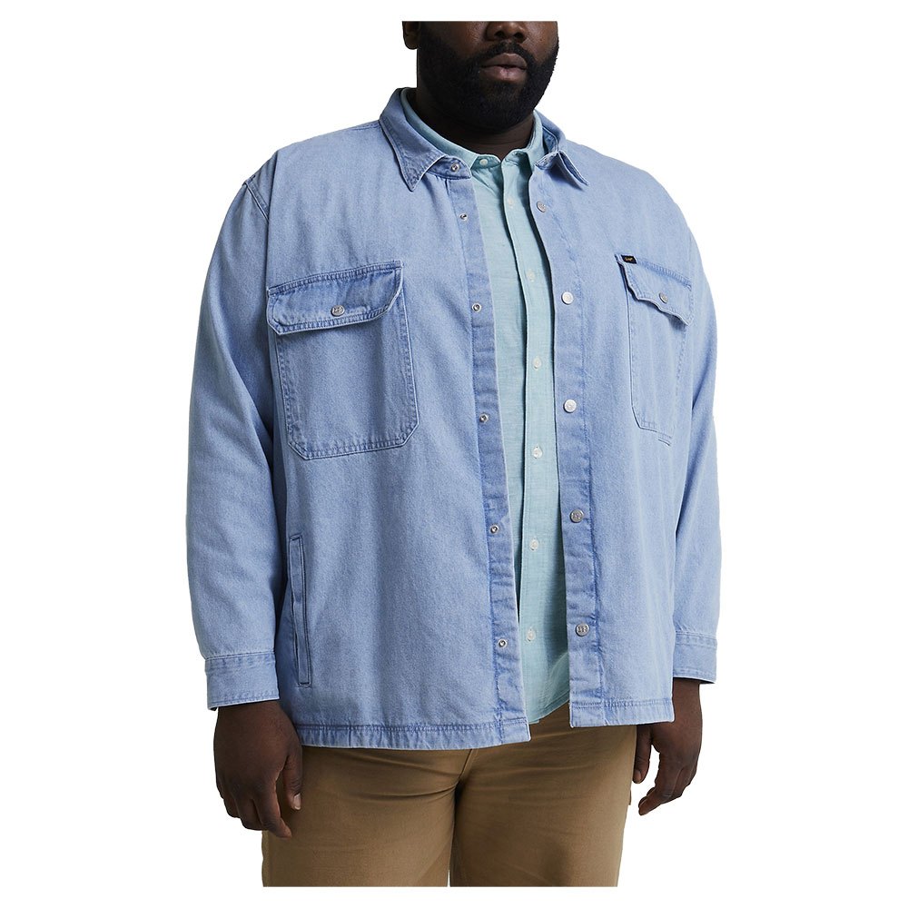 lee workwear overshirt bleu 2xl homme