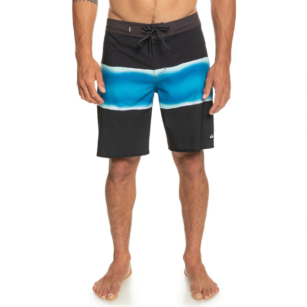 quiksilver surfsilk air brush 19 swimming shorts bleu,noir 33 homme