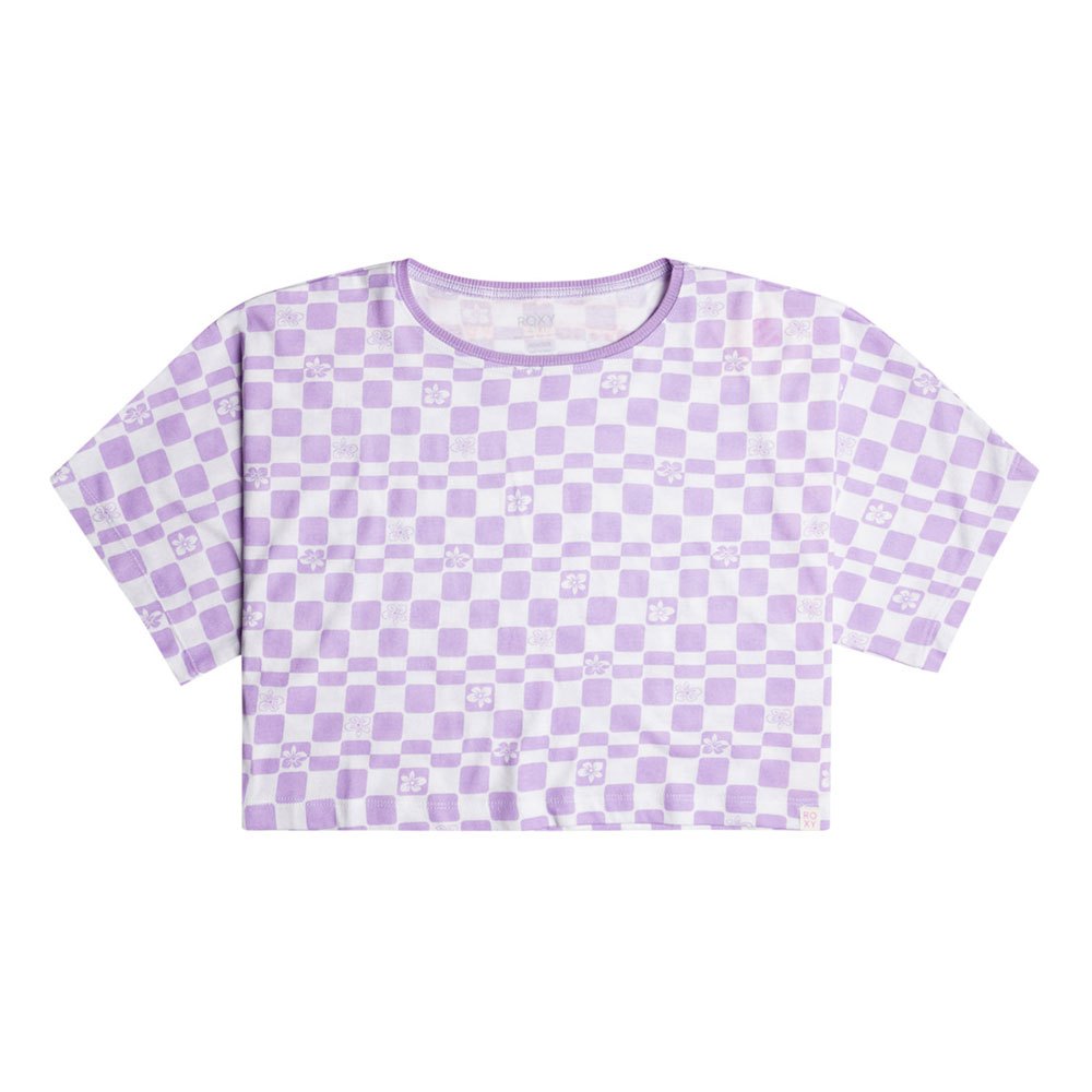 roxy set the mood short sleeve t-shirt violet 10 years fille
