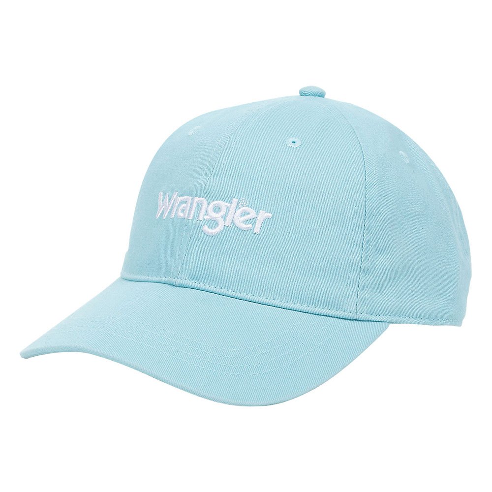 wrangler washed logo cap bleu  homme