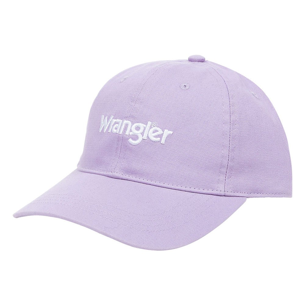 wrangler washed logo cap violet  homme