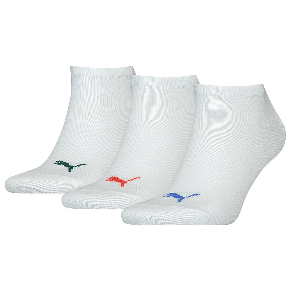 puma sneaker plain socks 3 pairs blanc eu 35-38 homme