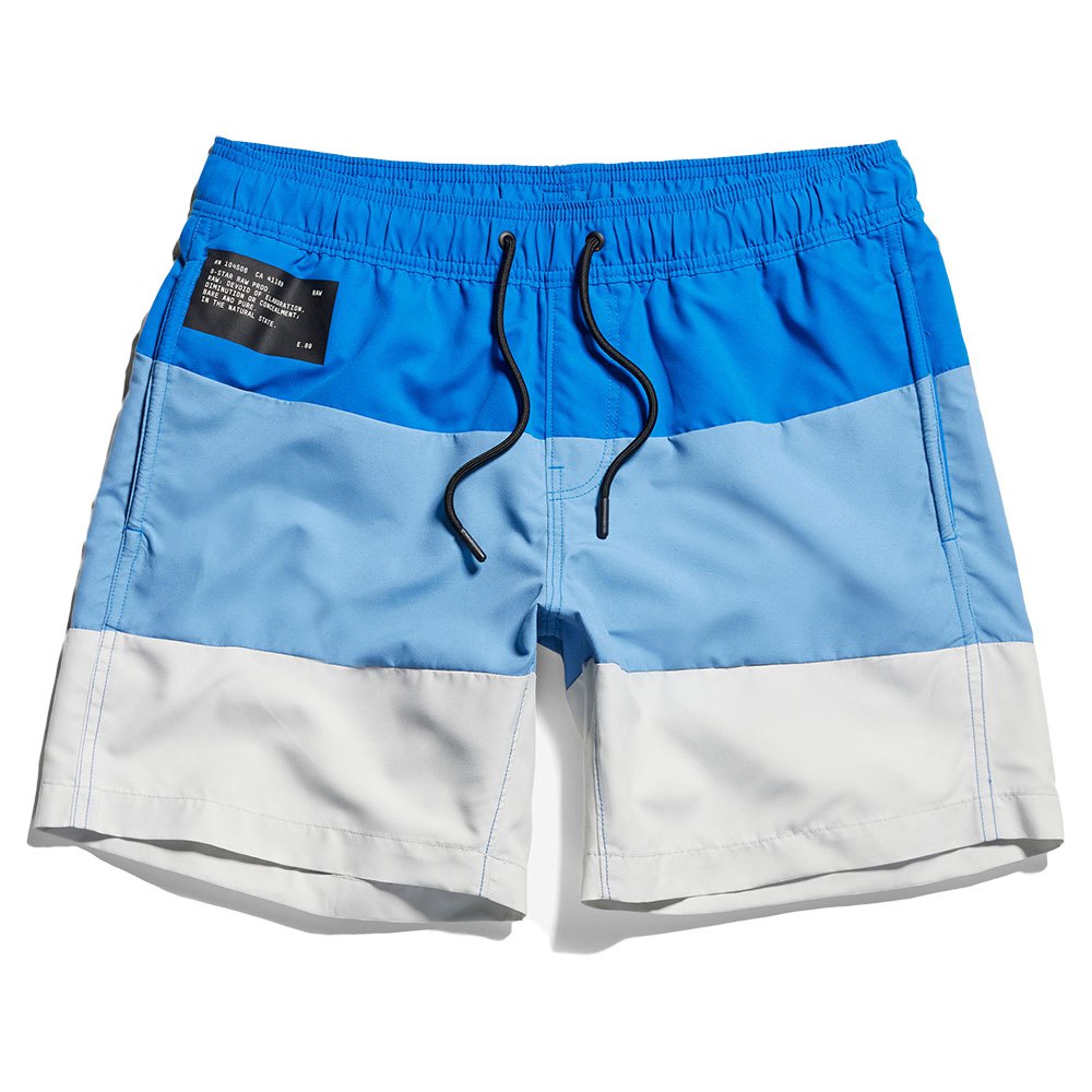 g-star dirik color block swimming shorts bleu s homme