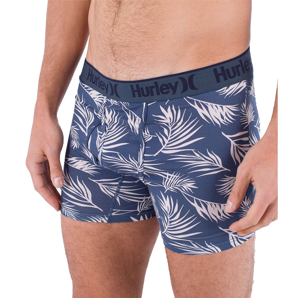 hurley supersoft printed boxer bleu xl homme