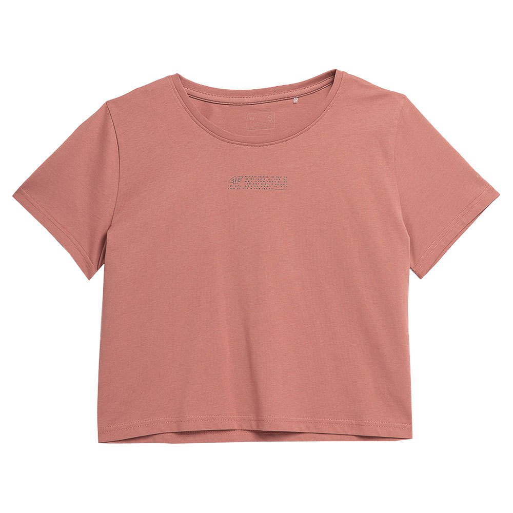 4f f333 short sleeve t-shirt rose xl femme