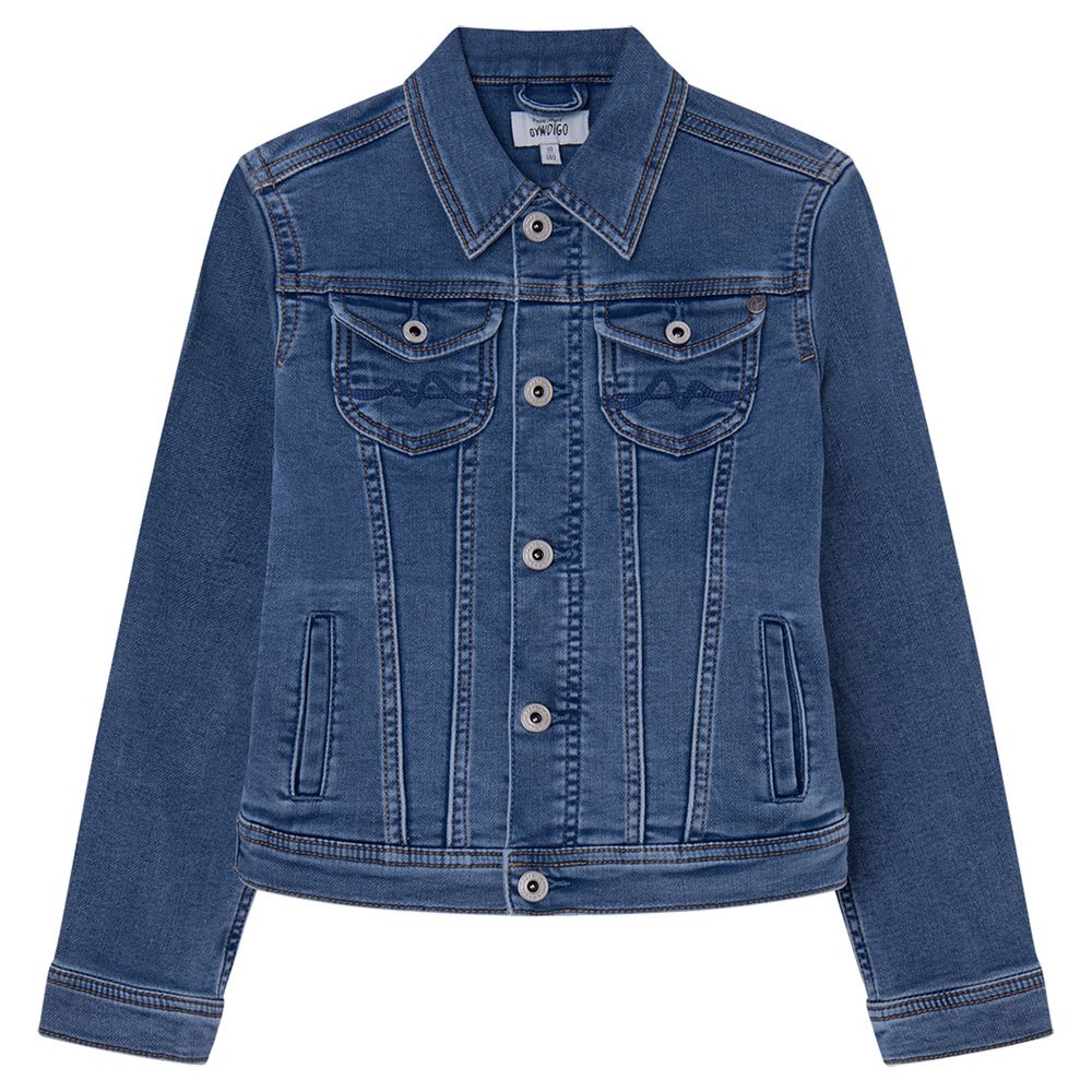 pepe jeans new berry jacket bleu 18 years fille