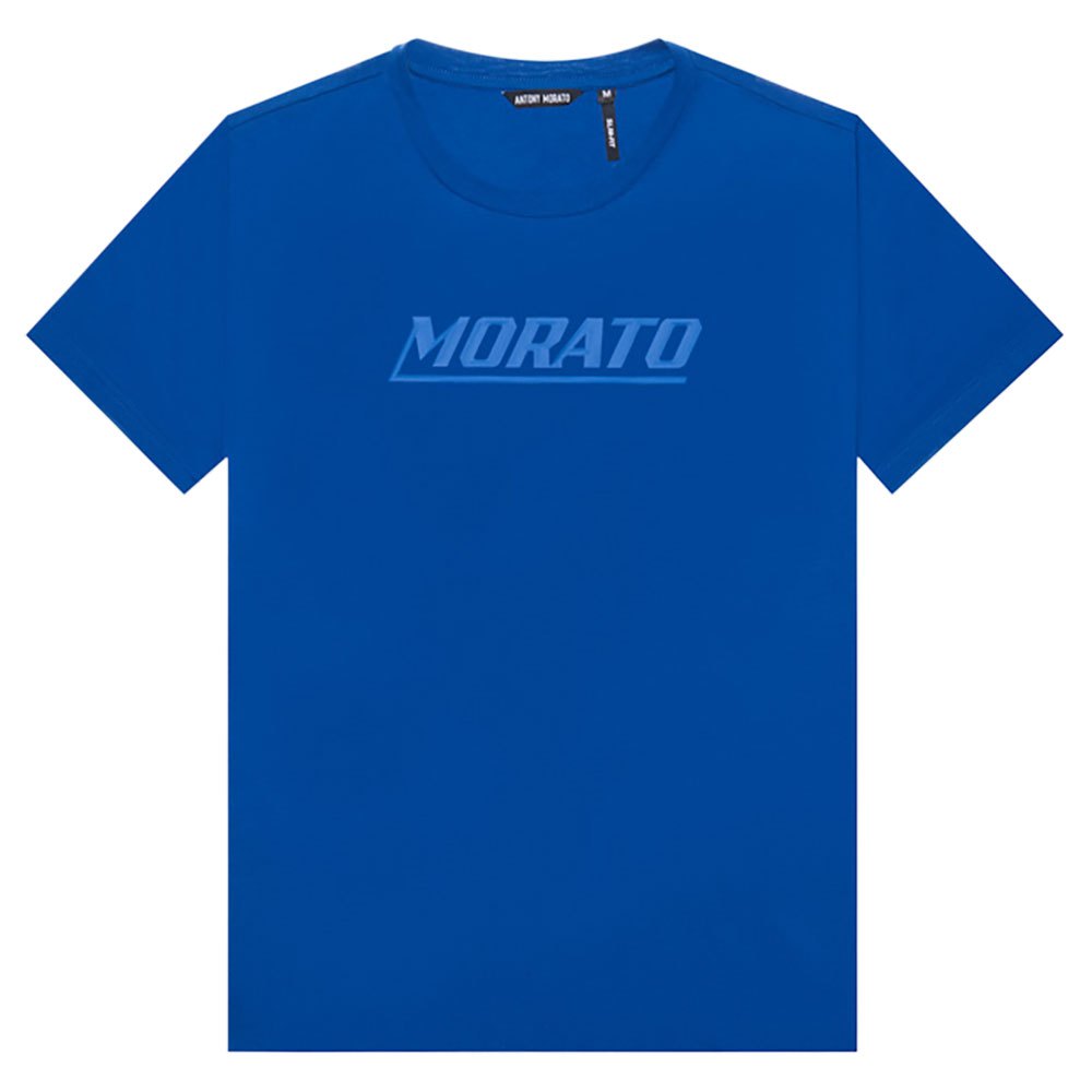 antony morato mmks02228-fa100144 t-shirt bleu m homme